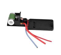Generic Resistencia del Ventilador del Radiador de Enfriamiento del Motor Interruptor del Motor del Ventilador del Radiador de Alta Confiabilidad Apto para Mini Apto para 2003-2006 Plástico Negro