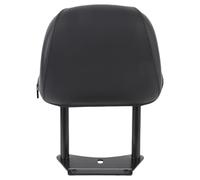 Generic Respaldo Trasero del Pasajero de la Motocicleta Soporte Cómodo y Elegante para Viajes Largos Cuero de PU Negro 1 Unidad