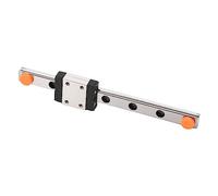 Generic Riel de Guía Lineal Deslizador de Movimiento de Acero de Alta Precisión para Máquinas CNC, 100 Mm de Largo, Acero para Rodamientos, para Entusiastas del CNC