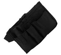 Generic Riñonera Ajustable con Múltiples Bolsillos, Organizador de Herramientas Duradero para Camarero, Riñonera Negra de PVC 900D de 6,5x1,0x9,8 Pulgadas para Eventos de Trabajo