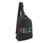 Generic Riñonera LED Programable, Bolsa con Pantalla de Píxeles de Moda para Desplazamientos y Viajes, Tela Oxford Impermeable