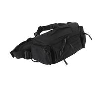 Generic Riñonera Resistente Al Agua, Cinturón Ajustable de Gran Capacidad para Deportes Al Aire, Viajes, Senderismo y Correr (Black)