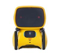 Generic Robot Interactivo para Niños Juguete de Audio Conversación Música Plástico Amigable Adecuado para el Desarrollo de Habilidades Comunicativas y Doméstico , Amarillo