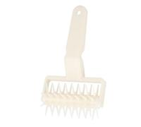 Generic Rodillo de Aguja para Pizza, Perforador de Masa, Herramienta Ligera de Plástico para Hornear, para Pastelería, Corteza de Pastel, Pan, 8,3x4,7 Pulgadas