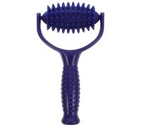 Generic Rodillo Masajeador Corporal Picos Azul, Masajeador de Espalda y Cuello Manual, Herramienta de Masaje para Relajación Muscular y Entrenamiento de Yoga Portátil