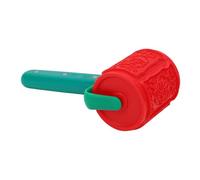 Generic Rodillo para Galletas con Rodillo en Relieve con 12 Patrones Navideños para Herramienta para Hornear en la Cocina Casera PP ABS 20x9,5 Cm con 2 Rodillos Intercambiables