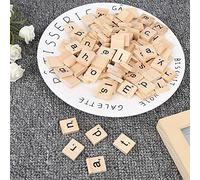 Generic Rompecabezas de Bloques de Madera Hecho a Mano para Aprender Palabras, Mejorar Las Habilidades Motoras Finas, 200 Piezas/4 Juegos, Manualidades Educativas (Minúsculas Mixtas)