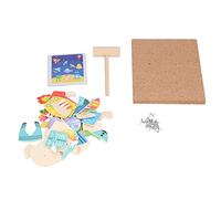 Generic Rompecabezas de Madera para Golpear Juguetes Educativos para Niños a Partir de 4 Años, Material de Haya para la Coordinación Ojo-Mano y el Desarrollo del Pensamiento Lógico, Interacción