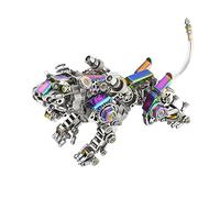 Generic Rompecabezas de metal 3D para adultos, 650 piezas de kits de modelo de tigre de metal steampunk, regalo de decoración del hogar para adolescentes y adultos amantes de la mecánica de animales
