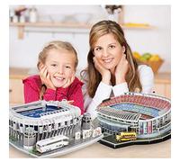 Generic Rompecabezas Realista del Modelo del Campo de Fútbol 3D para los Fanáticos, Decoración del Hogar 105 Piezas Stadium (Colores Variados #77)