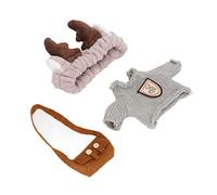 Generic Ropa de Juguete de Peluche de Pato, Ropa de Pato de Peluche Lavable para Niños, Juego de 3 Piezas, Accesorios de Amarillo para un Tiempo Feliz Entre e Hijos (Estilo G)