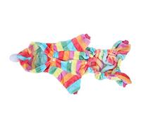 Generic Ropa de Pijamas para Mascotas para Perros Gatos, Tela de Franela Cálida, Diseño de Hebilla Fácil, 1 Pieza (S)