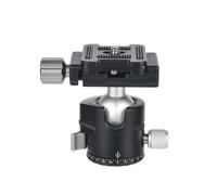 Generic Rótula de Bola para Trípode Cabezal de Bola Ligero para Cámara Placa de Liberación Rápida Carga de 5 Kg para Viaje monopié sin Espejo DSLR, Aleación de Aluminio de 25 Mm