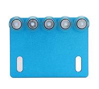 Generic Rueda Auxiliar para Encoladora de Bordes, Material de PU Duradero, Fácil Instalación para Máquinas Encoladoras de Bordes, 1 Unidad (5 Rodillos 11cm)