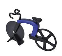 Generic Rueda Cortadora de Pizza de Bicicleta de Acero Inoxidable con Hoja Antiadherente para Amantes de la Cocina y la Pizza (BLUE)