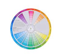 Generic Rueda de Color de Arte Corporal, Mezcla de Pigmentos con Pantalla de Rotación para Artistas de Arte Corporal, Pintores y Diseñadores, Revestimiento Inmune de 23 Cm Diámetro