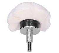 Generic Rueda de Paño de Pulido, Pulidor de Algodón de Larga Duración para Productos de Madera y Aluminio, 1 Rueda de Pulido de Paño Blanco (Tipo seta 50mm)
