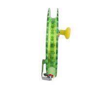 Generic Rueda de Pesca de Mar ABS Resistente a la Corrosión Carrete de Envoltura de Alambre Manual de Eje Grande para un Arrastre Suave, /Verde (Green)