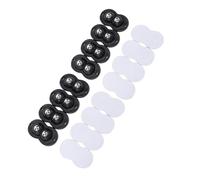 Generic Rueda Giratoria Autoadhesiva con Bolas de Acero Inoxidable, Rotación de 360°, Capacidad de Carga de 30 Kg, Rueda Deslizante para Electrodomésticos, Negra, para Electrodomésticos