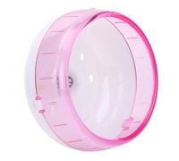 Generic Rueda para Correr de Juguete para Hámster Súper Silenciosa, Diseño Ligero y Resistente, Soporte Desmontable, Color Rosa, 4,53x4,53x3,54 Pulgadas (Rosáceo)
