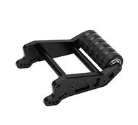 Generic Rueda Trasera Ajustable de Aluminio para Mejorar la Estabilidad y Durabilidad, Compatible con LOSI LMT Solid AXLE 4WD 1/8 RC Car (Black)