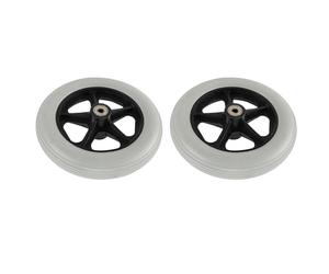 Generic Ruedas Anchas para Sillas de Ruedas Eléctricas, Resistentes Al Desgaste, de 8 Pulgadas, Enrollables para una Experiencia de Movilidad Cómoda, 2 Piezas para Accesorios de Repuesto para Sillas