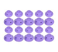 Generic Rulos para el Cabello de Silicona, Rizadores de Pelo sin Calor para Mujeres, Inofensivos para el Cabello, Portátiles, Fáciles de Limpiar para el Hogar y Viajes, Juego de 20 Piezas