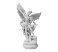 Generic San Miguel Arcángel derrotado Lucifer estatua griega escultura 17 cm
