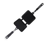 Generic Sandwichera Antiadherente Panini Pan Fácil de Limpiar Sartén de Doble Cara para Dormitorios