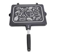 Generic Sartén Antiadherente para Parrilla de Sándwich para Cocinar Fácilmente en la Estufa, Ideal para Hacer Desayunos en la Cocina del Hogar, Aleación de Aluminio, 34,5x48cm