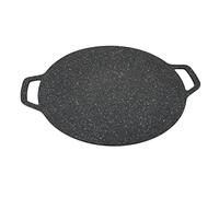 Generic Sartén para Parrilla de Barbacoa Coreana, Sartén para Parrilla para Acampar, para Al Aire Libre, Antiadherente, Revestimiento de Piedra Médica, Aluminio co (30cm)