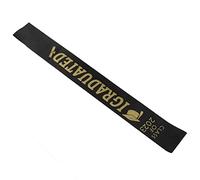 Generic Sash Class of 2023 Graduación, Elegante Cinta Blanda 10pcs 2 Capas de Graduación Sostenible Clase de 2023 Reutilizable con Carta con Brillo Dorado para la Celebración