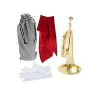 Generic Scout Bugle Blowing Bugle Brass Bugle Trompeta para banda principiante Orquesta de caballería, estilo c