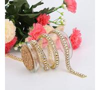 Generic Se Dobla Fácilmente Diamantes de Imitación de Malla, Cinta de Diamantes, Fiestas Temáticas, Soportes para Pasteles, Portavelas, Servilletas, Uso Doméstico para Adornos de Boda, Cajas de (AB