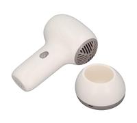Generic Secador de Pelo para bebé, Mini Secador de Pelo Recargable Inalámbrico a Temperatura Constante para Piel de bebé (Blanco lechoso y marrón.)