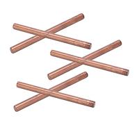 Generic Sellado de Cera, Palo de Sello Caliente Conveniente sin Humo Sellado Flexible de Sello Caliente 10pcs Selling Cera Stick para Sobres Tarjetas Manuscritos (Color Cobre)
