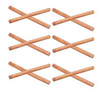Generic Sellado de Cera, Palo de Sello Caliente Conveniente sin Humo Sellado Flexible de Sello Caliente 10pcs Selling Cera Stick para Sobres Tarjetas Manuscritos (cobre oro)