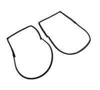 Generic Sello de Burlete para Puerta Delantera, Kit de Goma Impermeable, 2 uds., para JK 2007-2018, Rendimiento Duradero y Resistente a la Intemperie