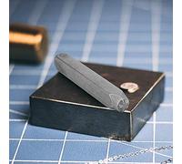 Generic Sello de Metal Sello Perforador de Acero Al Cromo Vanadio de Primera Calidad para Personalizar Cuero de Acero de 6 Mm, Herramienta de Grabado Duradera para Fabricación de Joyas (con