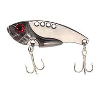 Generic Señuelos de Pesca VIB de Metal de, Cebos de Manivela con Acciones de Natación Realistas, 4 Piezas 11G 55 Mm, Aparejos de Anzuelo Tipo de Ojos Rojos para Entusiastas de la Pesca