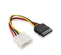 Generic Serial SATA 15 pines hembra a IDE 4 pines macho adaptador de corriente y cable de disco duro paquete de 5