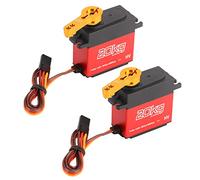 Generic Servo RC, Engranje de Metal Resistente Al Agua de Alta Torsión, Disipación de Calor Rápida, Servo Digital de 20 Kg, ángulo Controlable de Bajo Ruido para Coche RC 1/10