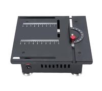 Generic Sierra de Mesa Pequeña Compacta 100W 7 Velocidades ángulo de Corte Ajustable para Pulir la Perforación de Tallado de Molienda, Sierra Portátil Ideal para Proyectos de Mejoras para el Hogar