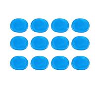 Generic Silenciador de Amortiguador de Tambor, Autoadhesivo de Silicona, Azul, para Kits de Batería, Instrumento de Percusión, Reducción de Volumen, 12 Uds.