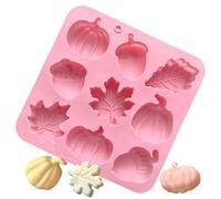 Generic Silicone Molds for Baking, Fall Decor Crafting Tools for Thanksgiving, 9-Cavity Silicone Baking Pans Cupcake Molds, Resin Soap Chocolate Cake Candle Crafts Home Decor