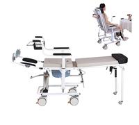 Generic Silla de transferencia plana Silla de transferencia de elevación de paciente plegable,Puede soportar 330 libras,Adecuado para pacientes encamados, camas de enfermería hospitalarias