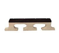 Generic Sillín de banjo de madera de palisandro de arce de 3 pies, 4/5/6 cuerdas, repuesto de piezas de banjo de resonancia acústica mejorada