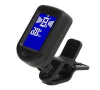 Generic Sintonizador Electrónico Digital Dispositivo de Afinación de Cuerdas con Clamp/Holder de Alta Precisión, Metrónomo para Músicos, Material ABS Resistente para Guitarra, Ukelele, Violín, bajo