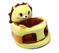 Generic Sofá con Asiento de Apoyo para bebé, Diseño Cómodo de Felpa Suave para que el Niño Aprenda a Sentarse en el Interior (león amarillo)