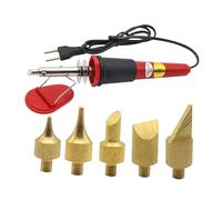 Generic Soldering Iron Pen Conjunto de Herramientas Eléctricas para Soldar Grabar Tallar Y Pirograbar Equipo Portátil con Mango Antideslizante Adecuado para a